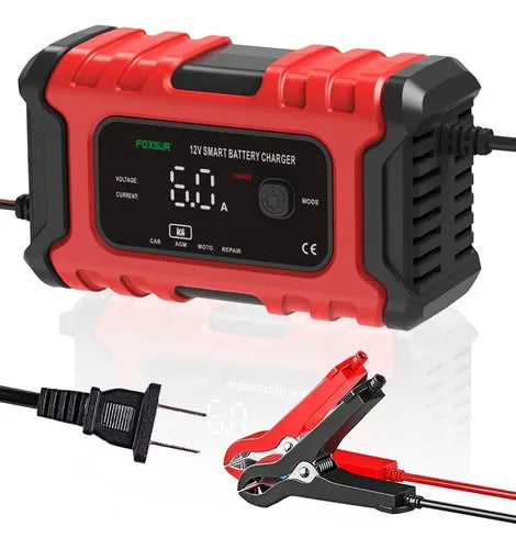 ⚡“¿Sin batería? ¡Cárgala en minutos con el 12V Inteligente!”  Cargador Inteligente de Batería 12v